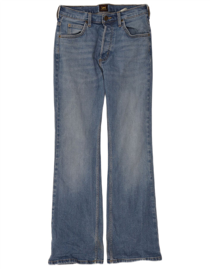 LEE Womens Denver Bootcut Jeans W30 L32 Blue Cotton