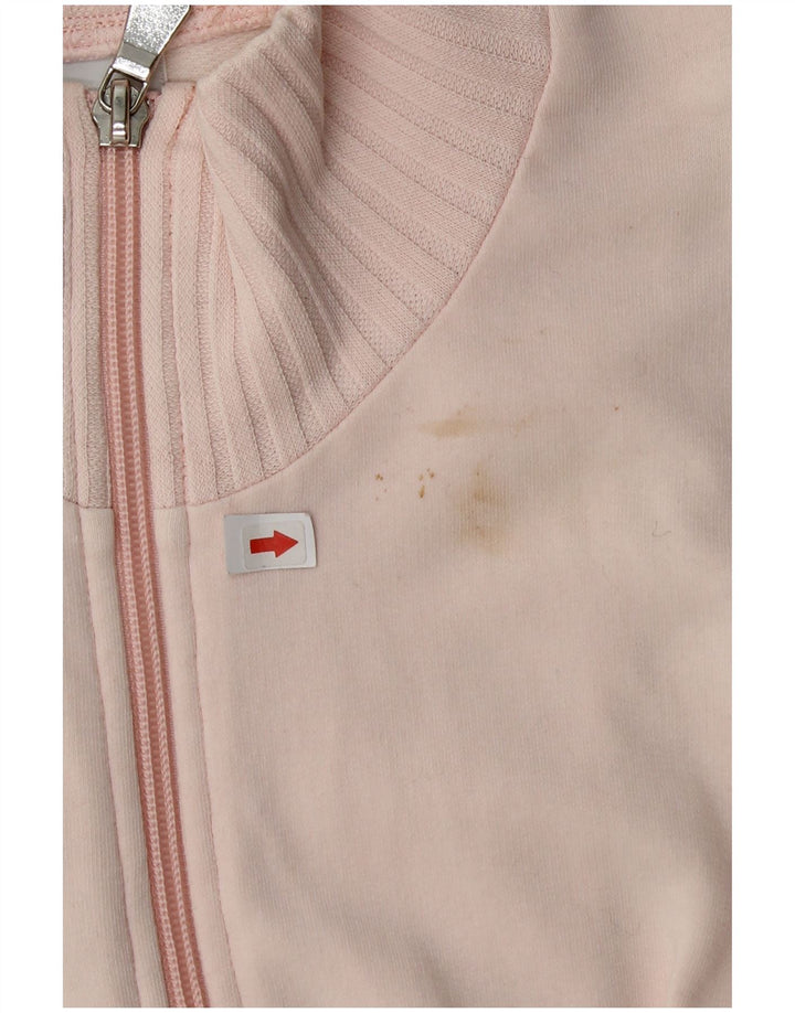 Adidas ženska gornja jakna za trenirku UK 14 srednje ružičasti pamuk