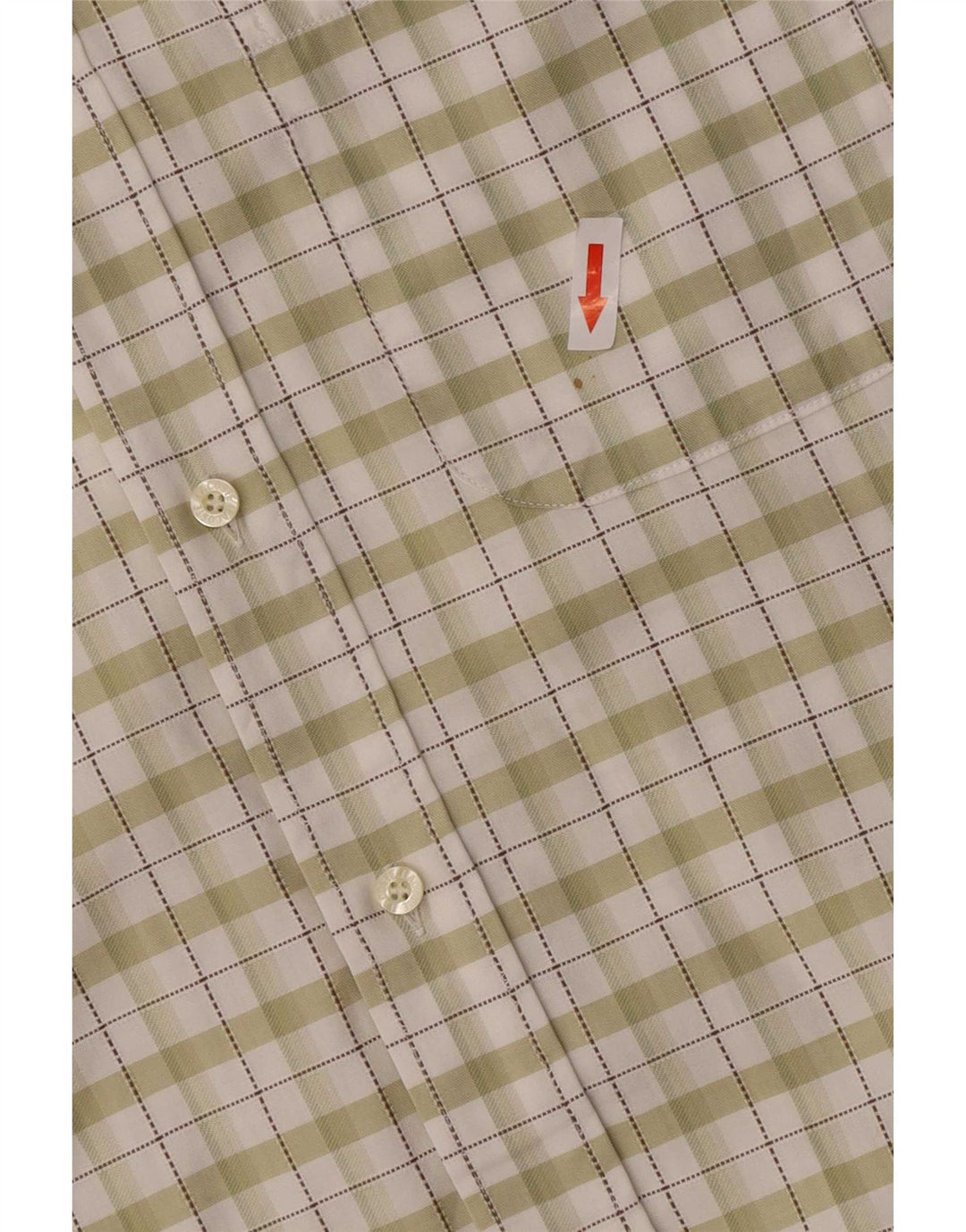 Lacoste muška košulja veličina 41 veliki zeleni karirani pamuk