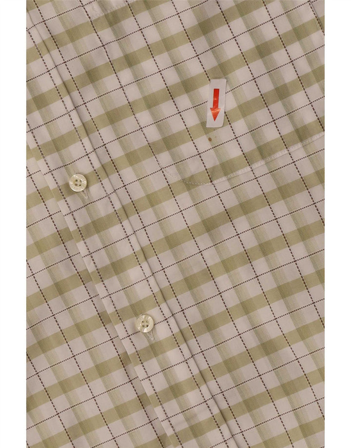 Lacoste muška košulja veličina 41 veliki zeleni karirani pamuk