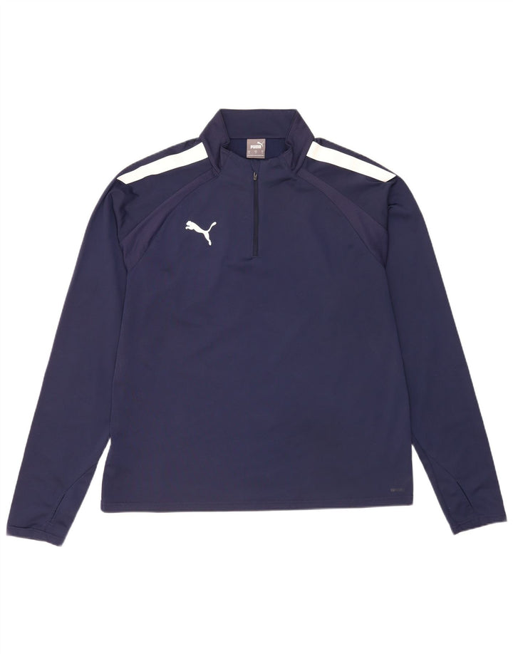 Puma gornji dio trenirke s patentnim izrezom XL tamnoplave boje
