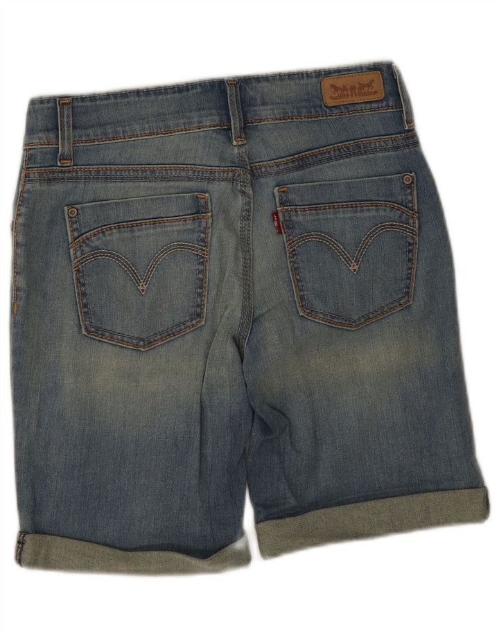 Levi's ženske traper kratke hlače US 6 srednje W28 plavi pamuk