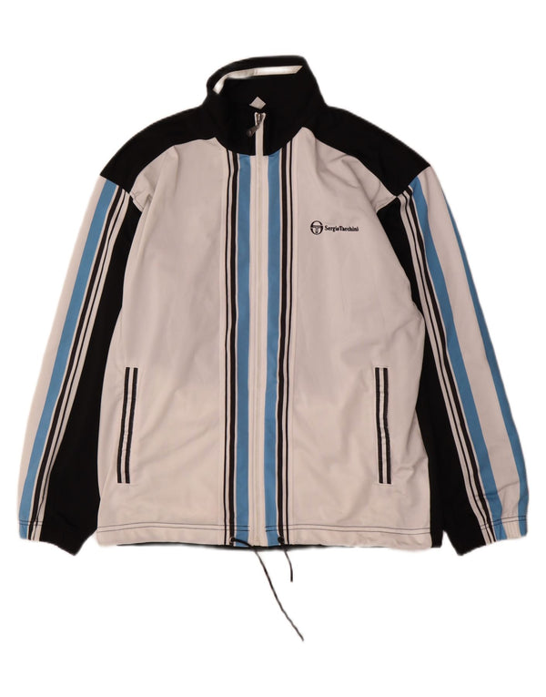 Gornja jakna muške trenirke Sergio Tacchini srednje bijele boje