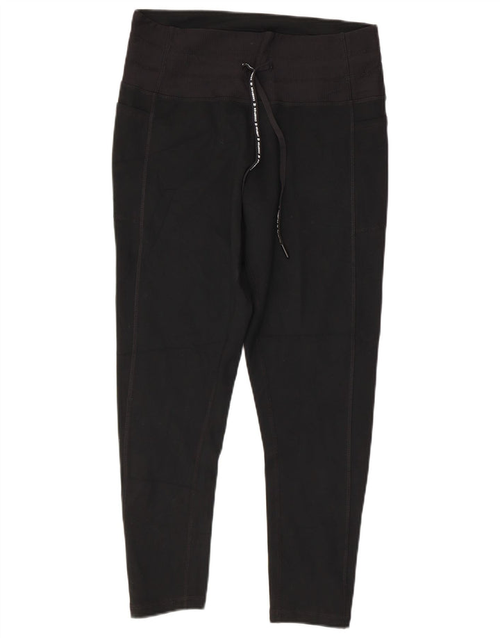 CHAMPION Ženske kapri tajice UK 14 Veliki crni poliester