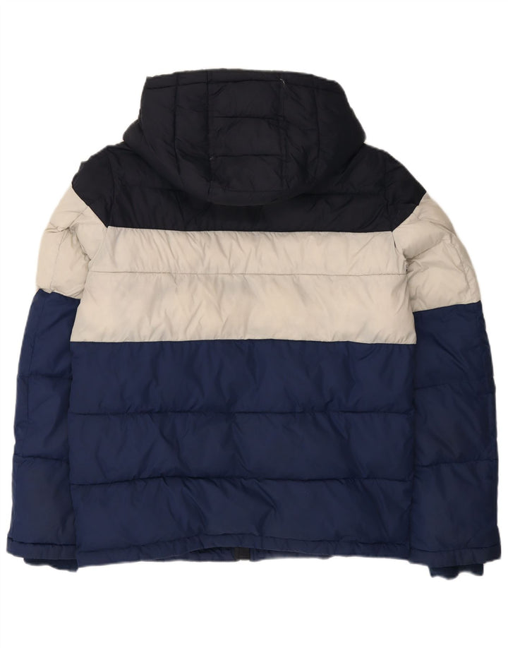 Tommy Hilfiger muška podstavljena jakna s kapuljačom UK 36 Mala raznobojna najlonska