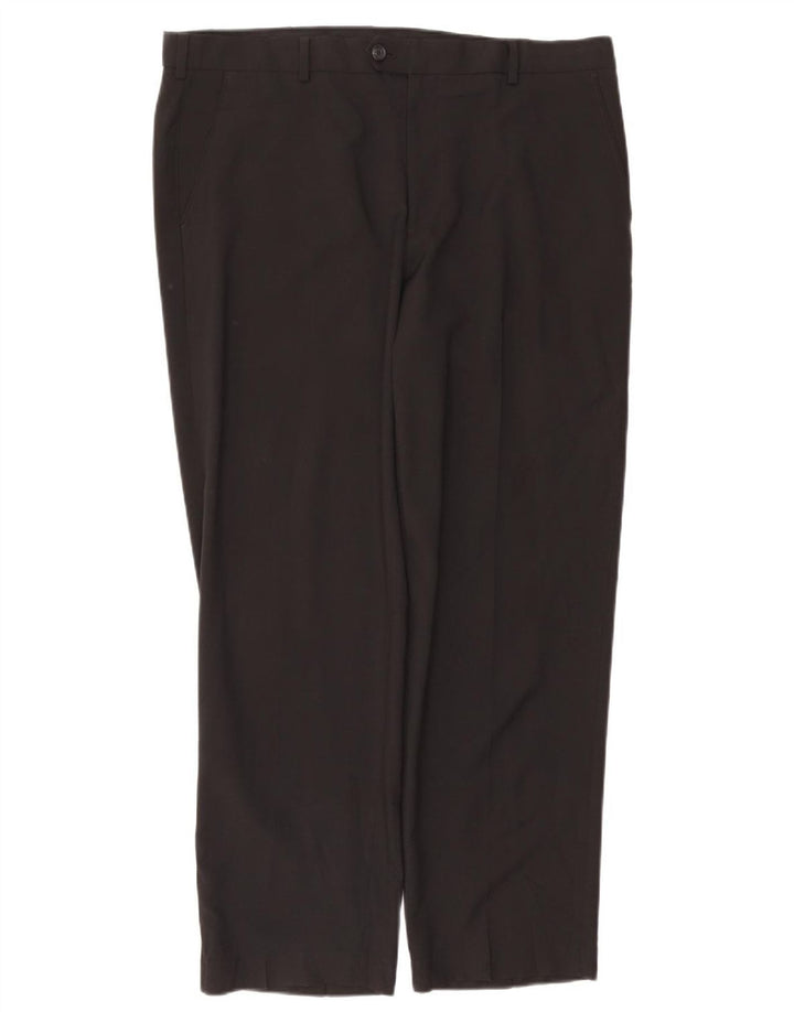 Izod muške hlače ravnog odijela W38 L30 crni poliester
