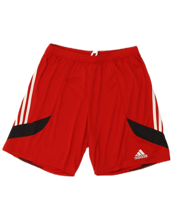 Adidas muške Climalite sportske kratke hlače srednje crvene boje od poliestera
