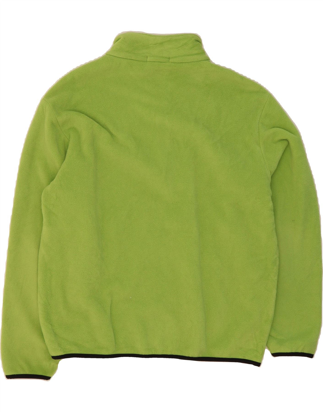 NAUTICA Mens Zip Neck Fleece Jumper Medium Green Polyester Vintage Nautica and Second-Hand Nautica from Messina Hembry 