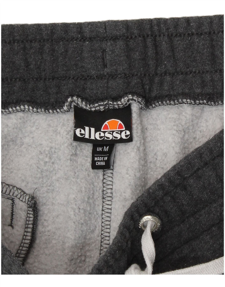 Ellesse muške grafičke sportske kratke hlače srednje sive boje od pamuka