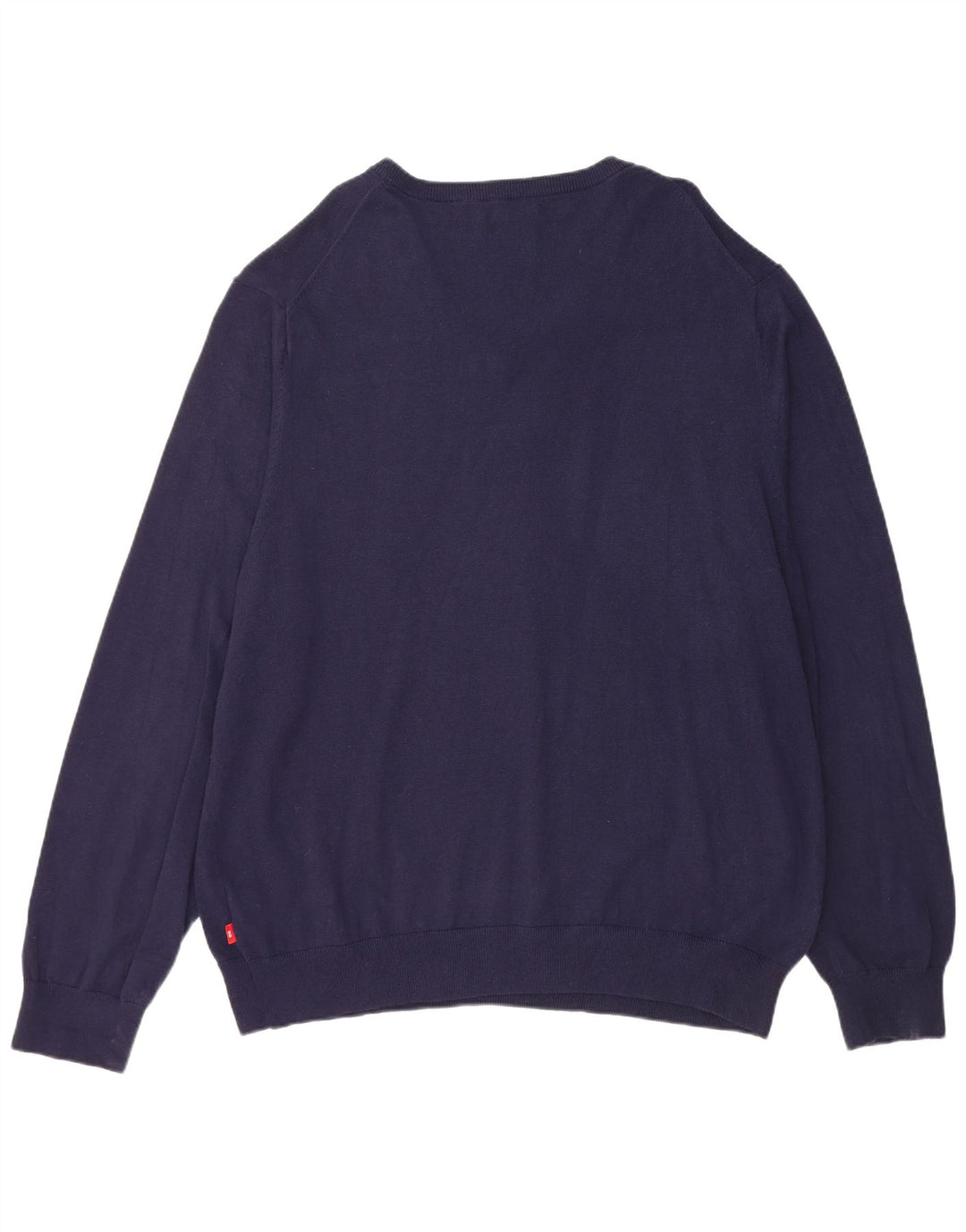 IZOD Muški džemper s V-izrezom 2XL tamnoplavi pamuk