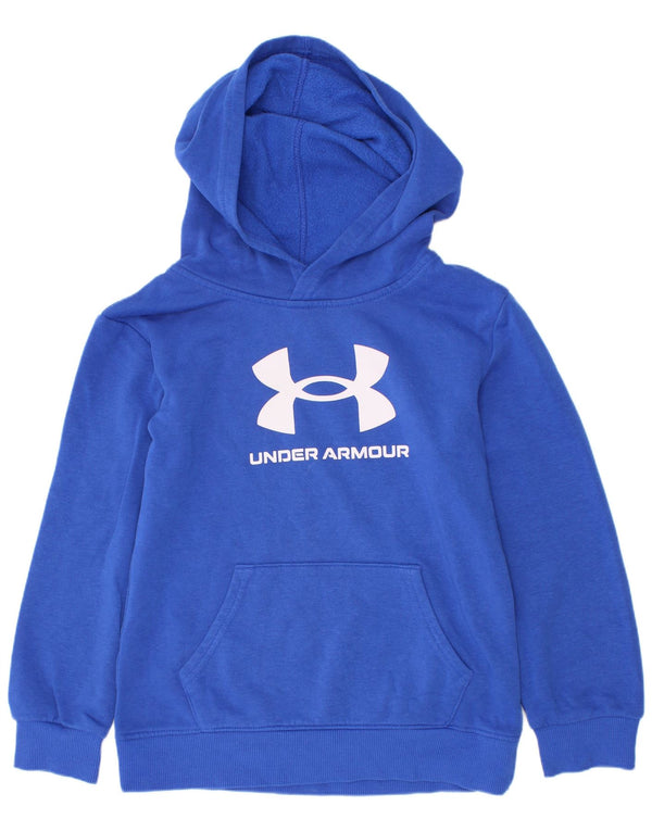 Plavi pamuk Under Armour Boys Graphic Hoodie Džemper 6-7 godina