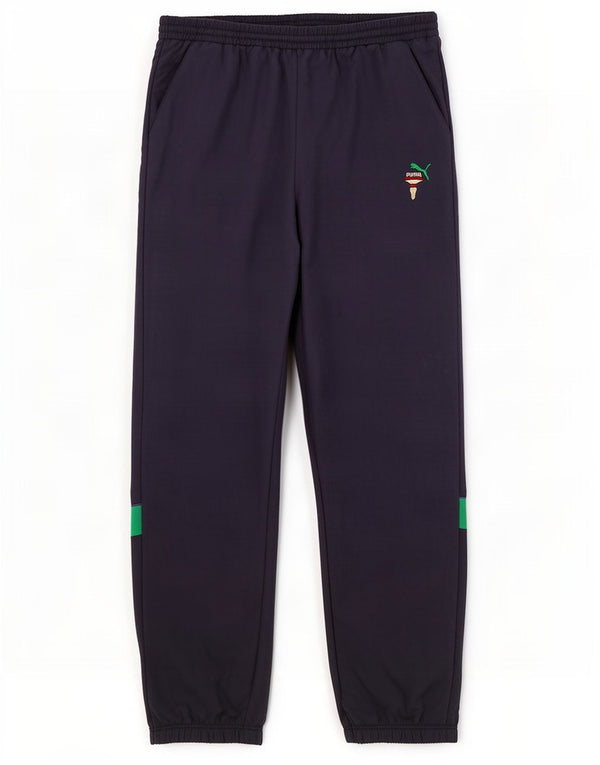 Puma muške trenirke Hlače Joggers Large Navy Blue Colourblock Najlon