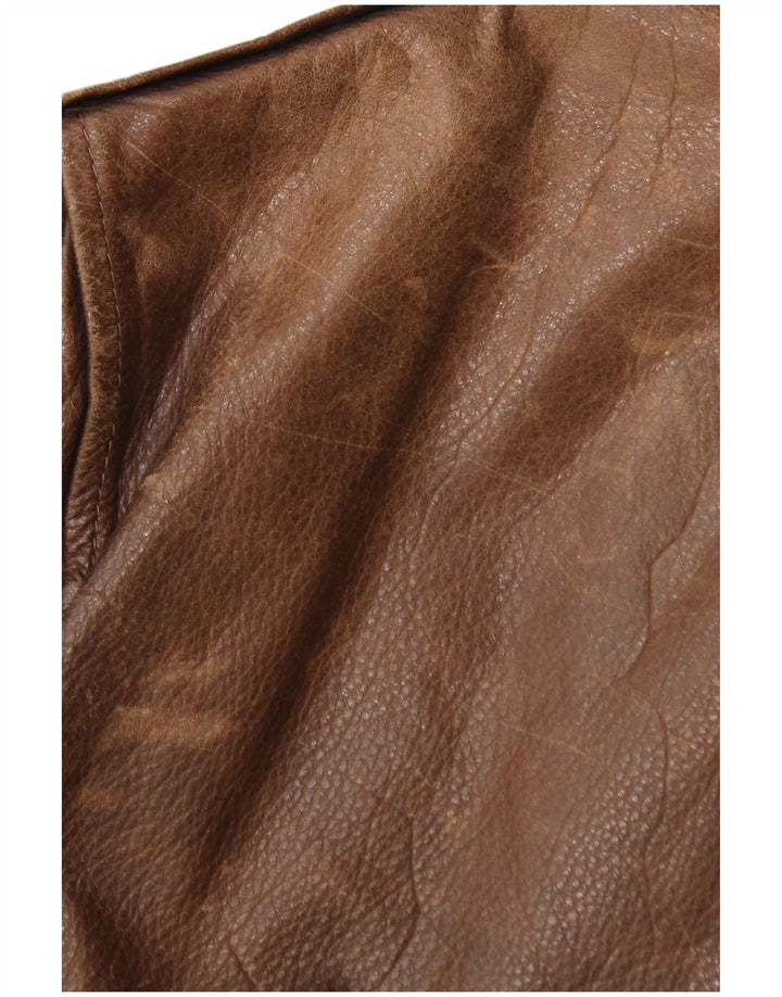 La Matta muška bomber kožna jakna IT 50 Large Brown Leather
