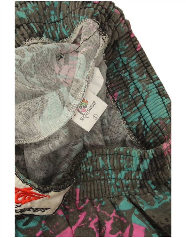 Vintage ženske trenirke Hlače UK 16 Velike, višebojne, retro