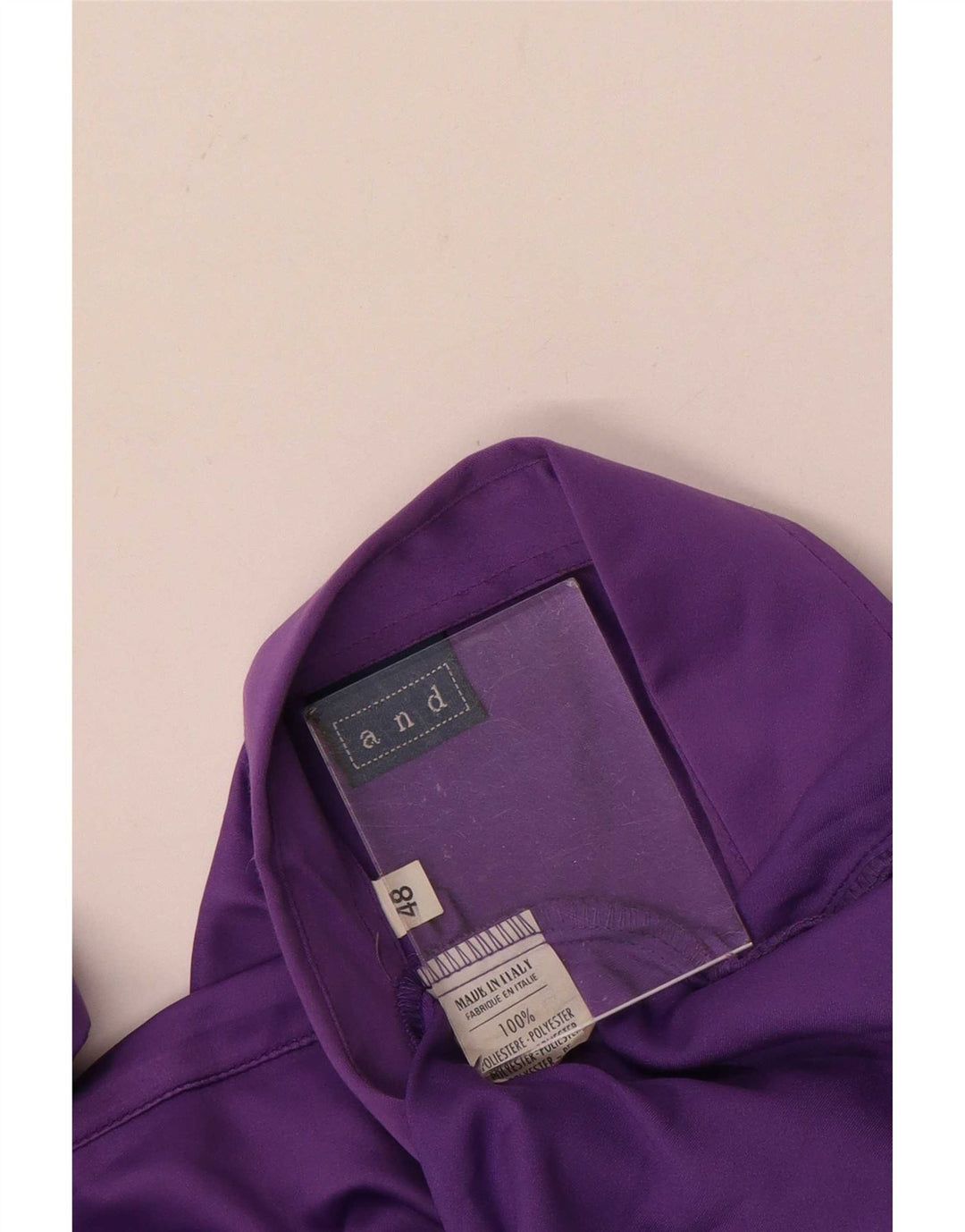 I ženska košulja bluza IT 48 XL ljubičasti poliester