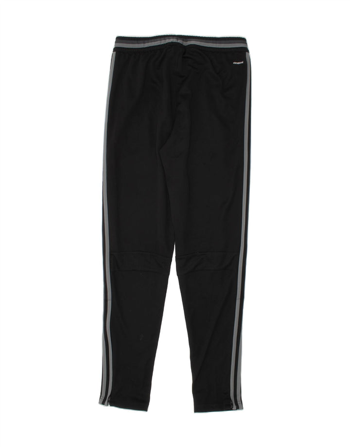 ADIDAS Boys Climacool Tracksuit Trousers 13-14 Years Black Polyester Vintage Adidas and Second-Hand Adidas from Messina Hembry 