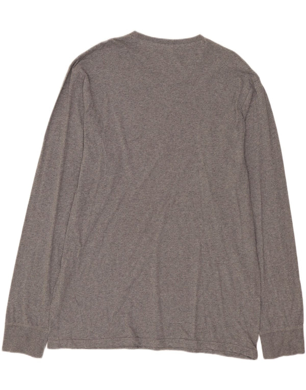 RUSSELL ATHLETIC muška majica dugih rukava krojena po mjeri, 3XL, sivi pamuk