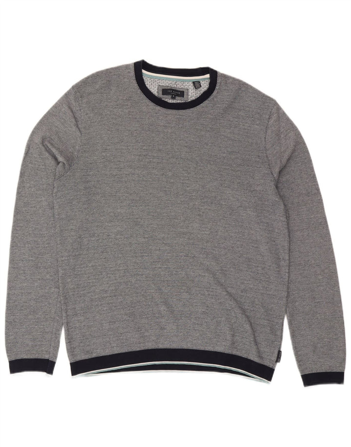 TED BAKER Muška majica s kratkim rukavima, veličina 5 XL, tamnoplavi pamuk