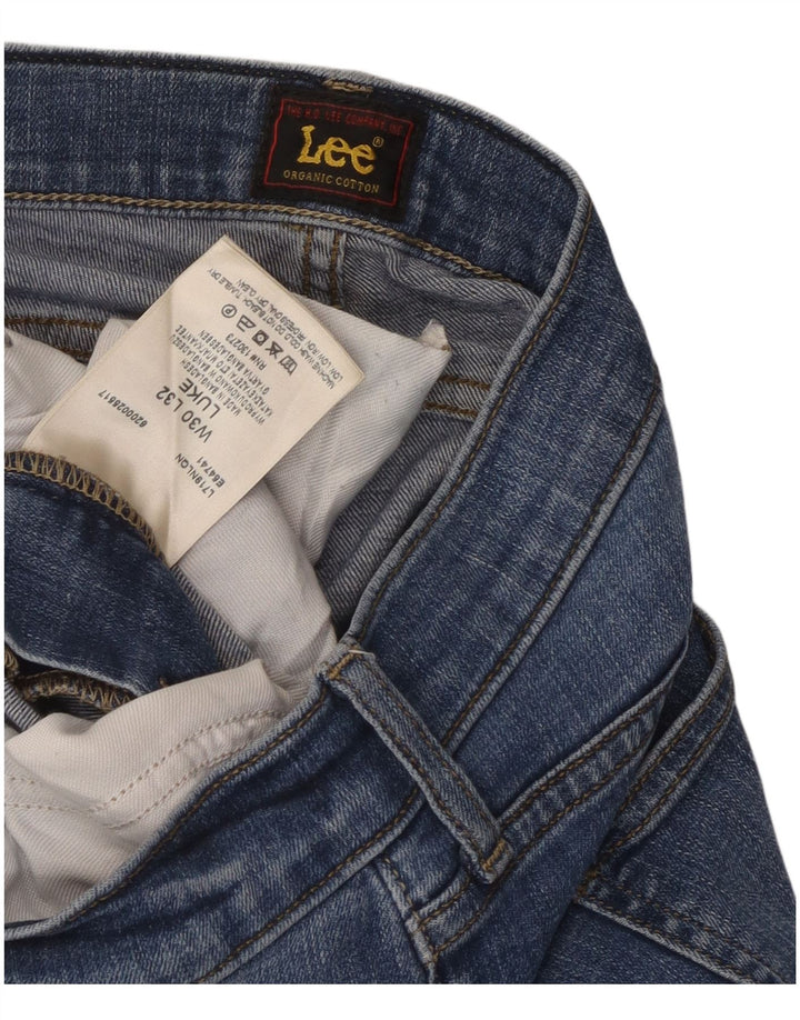 Lee Mens Luke Slim Jeans W30 L32 Plavi pamuk