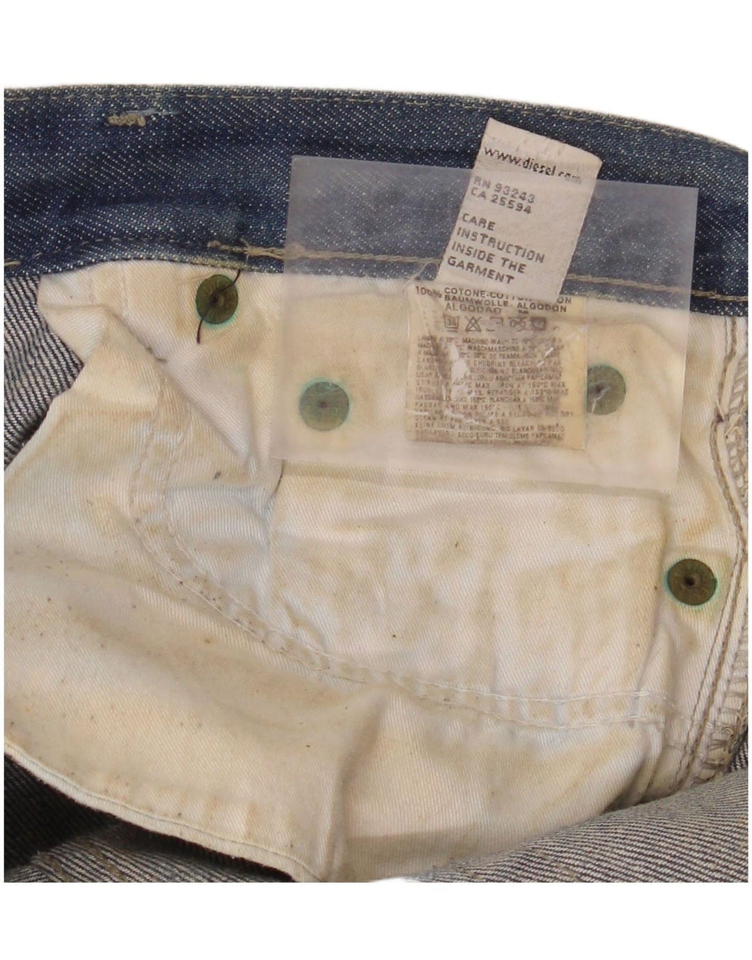 Diesel Ženske Bootcut traperice W32 L32 Plavi pamuk