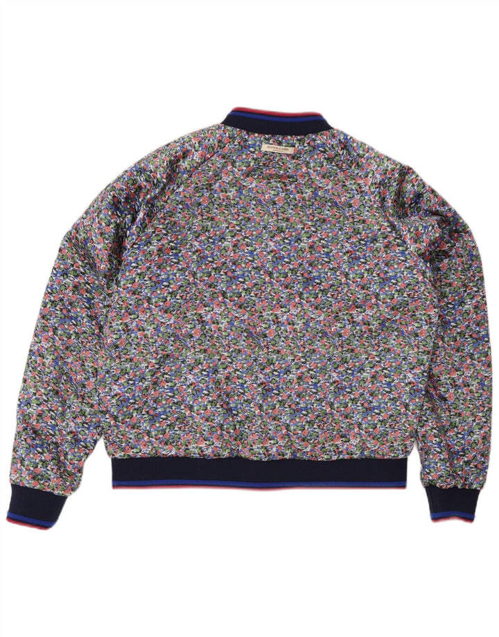 Scotch & Soda Ženska reverzibilna jakna UK 14 Srednje plava cvjetna