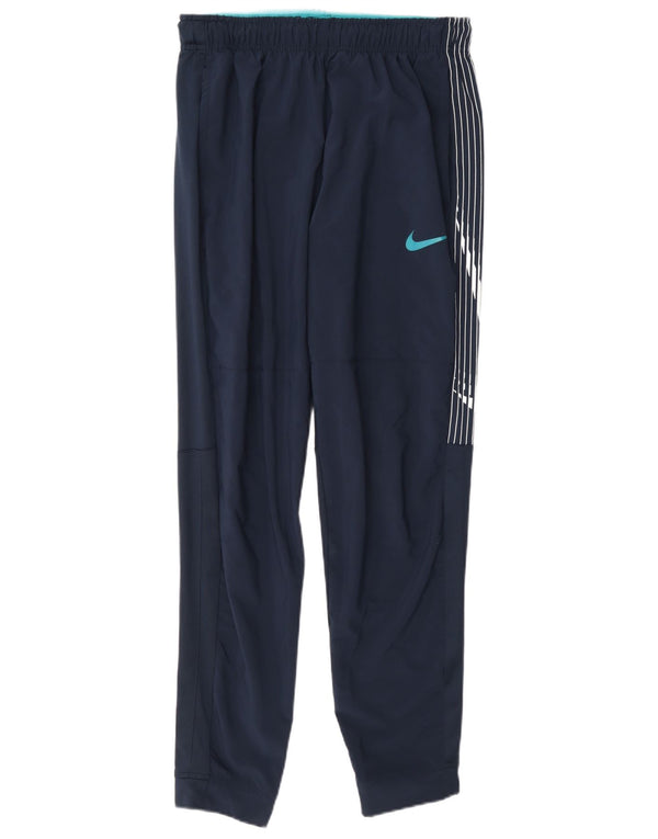 Nike muške grafičke trenirke, srednje plave hlače od poliestera