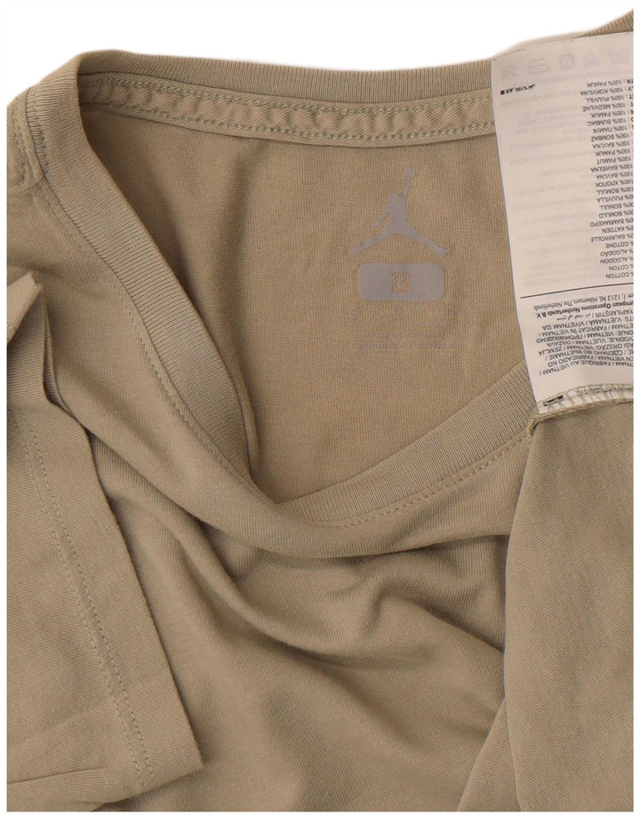 Gornji dio muške majice kratkih rukava Jordan, mali kaki pamuk