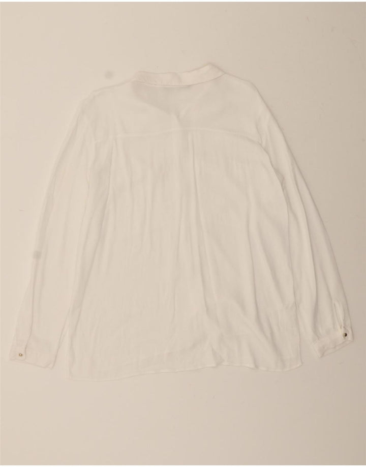 ZARA Womens Shirt UK 18 XL White Vintage Zara and Second-Hand Zara from Messina Hembry 