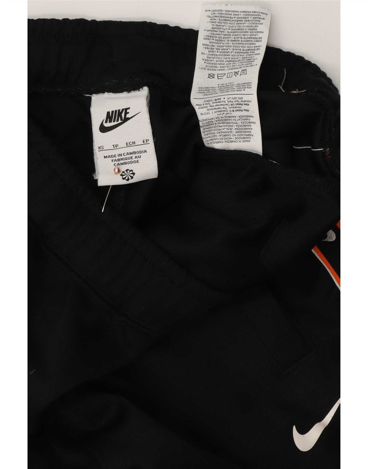 Nike muške grafičke trenirke hlače joggers XS crni poliester