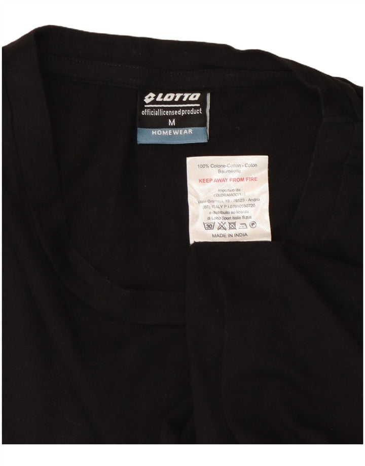 LOTTO muška majica kratkih rukava Srednji crni pamuk