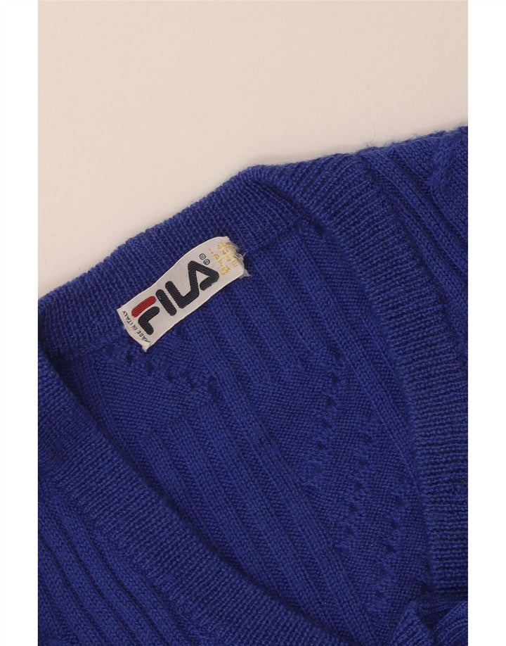 Fila ženski kardigan pulover IT 44 Srednje plava