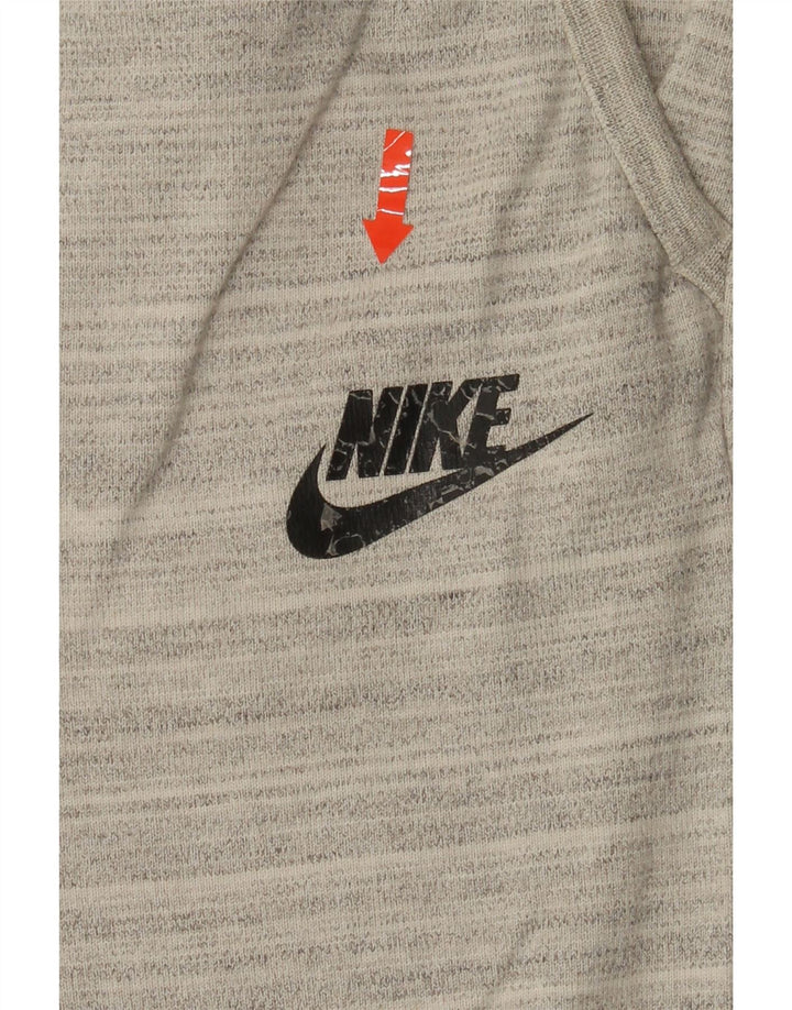 NIKE Mens Tracksuit Trousers Large  Grey Striped Cotton Vintage Nike and Second-Hand Nike from Messina Hembry 