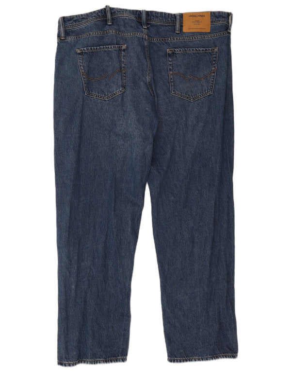 Jack & Jones muške ravne traperice Mike W40 L30 plavi pamuk