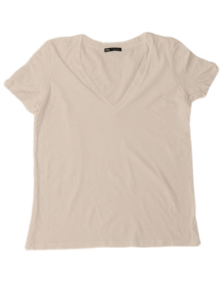Zara ženska majica kratkih rukava UK 10 Small White