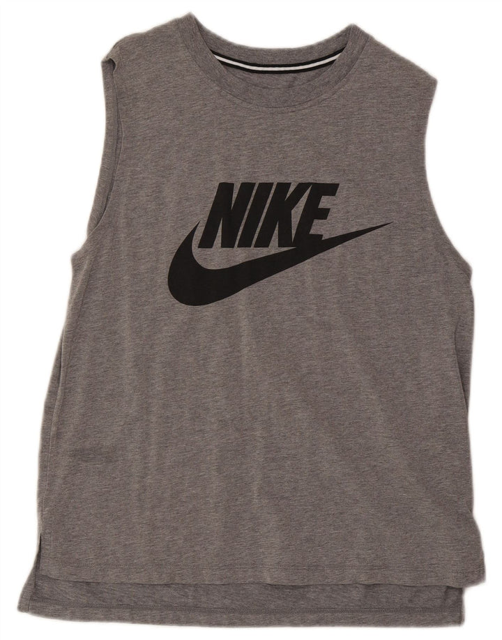 Nike muški grafički prsluk, srednje sivi flekasti pamuk