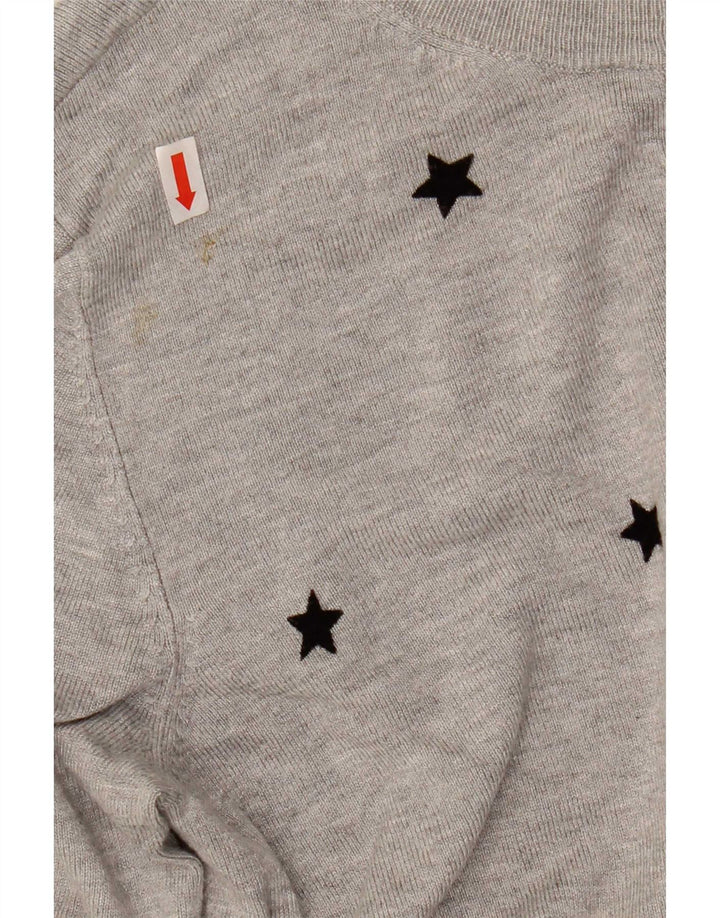 Marks & Spencer ženski kratki kardigan pulover UK 10 Small Gray