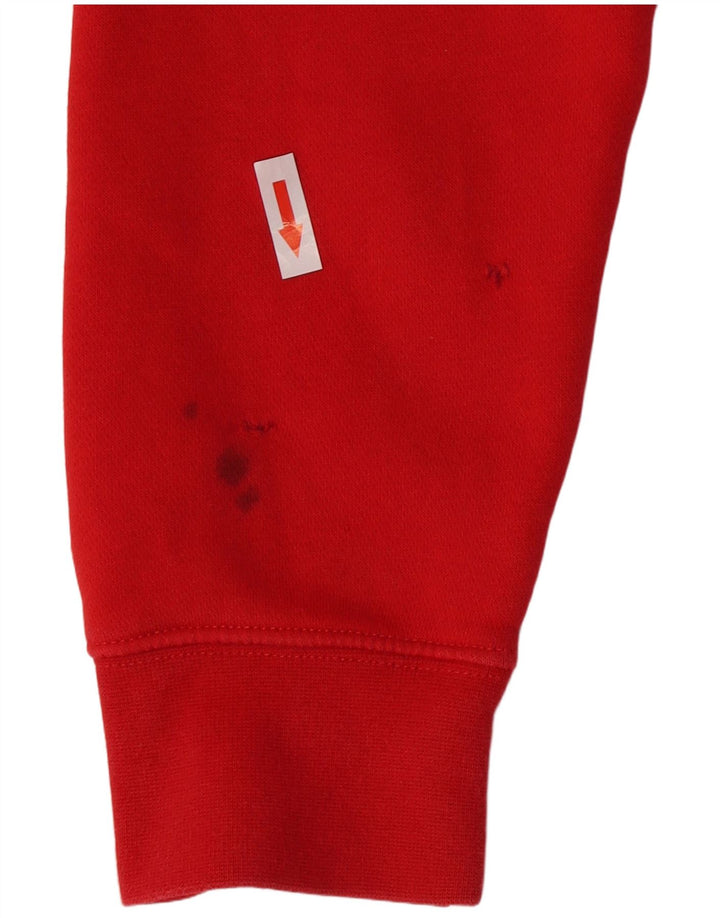 Nike Muška majica s kapuljačom Mala crvena pamučna