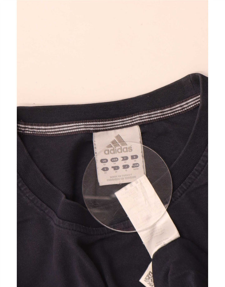 Adidas muška majica dugih rukava srednje tamnoplave pamučne boje