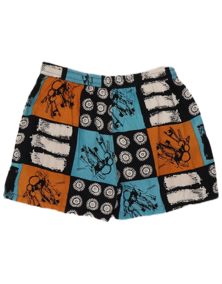 Vintage muške kratke hlače Large W36 Raznobojni patchwork