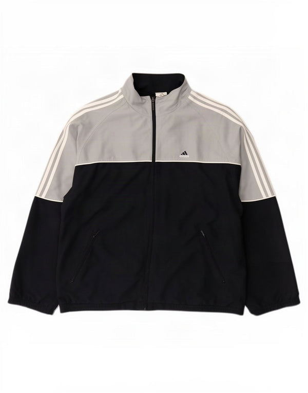 Adidas muška trenirka gornja jakna UK 46/48 XL tamnoplava boja