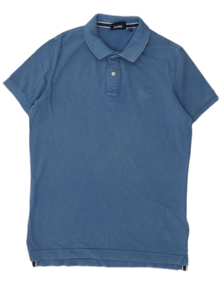 Superdry muška polo majica Large Blue Cotton