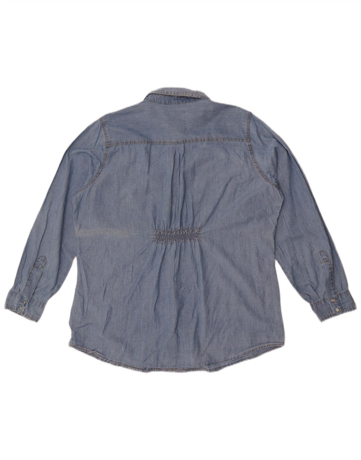 Izod ženska traper košulja UK 16 Large Blue Cotton