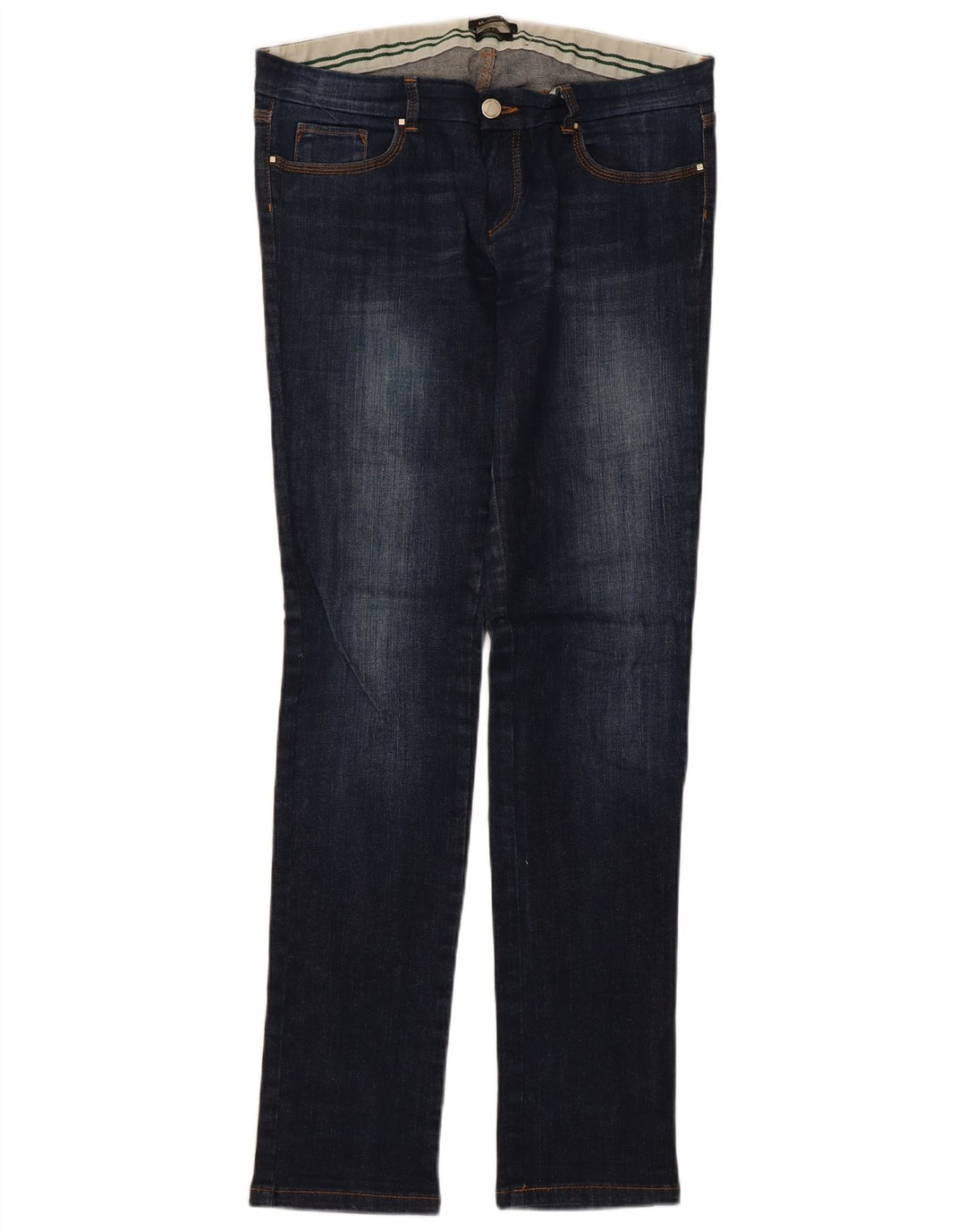 Ženske uske traperice Massimo Dutti W30 L31 tamnoplave