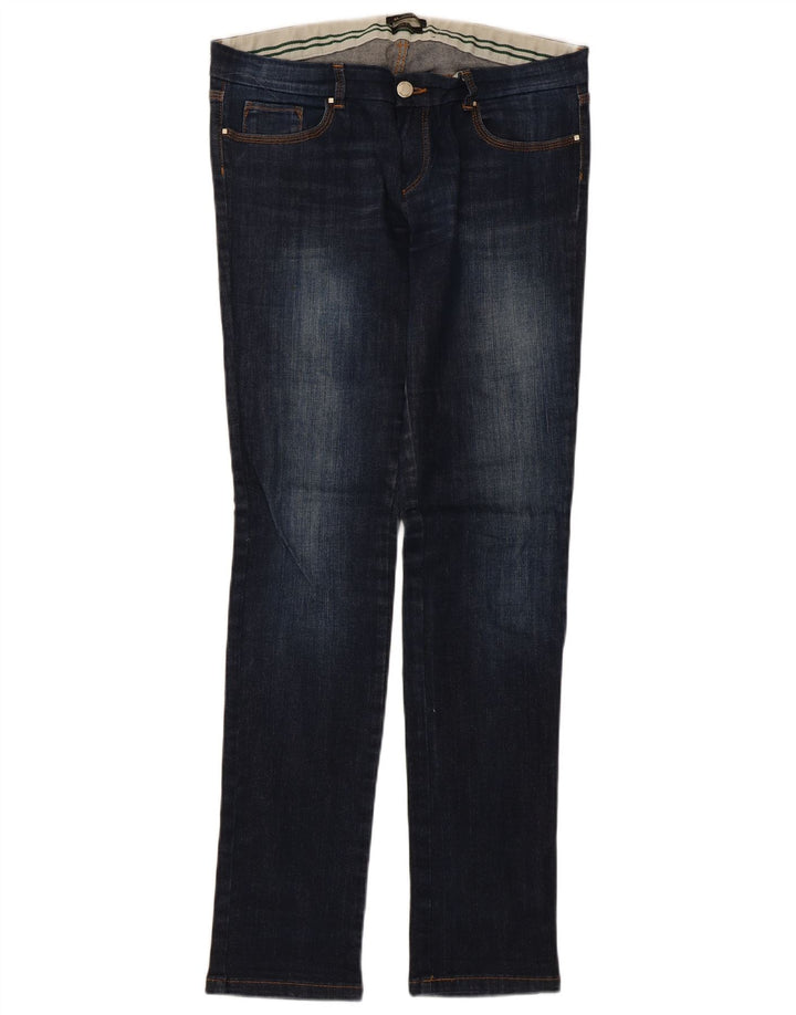 Ženske uske traperice Massimo Dutti W30 L31 tamnoplave