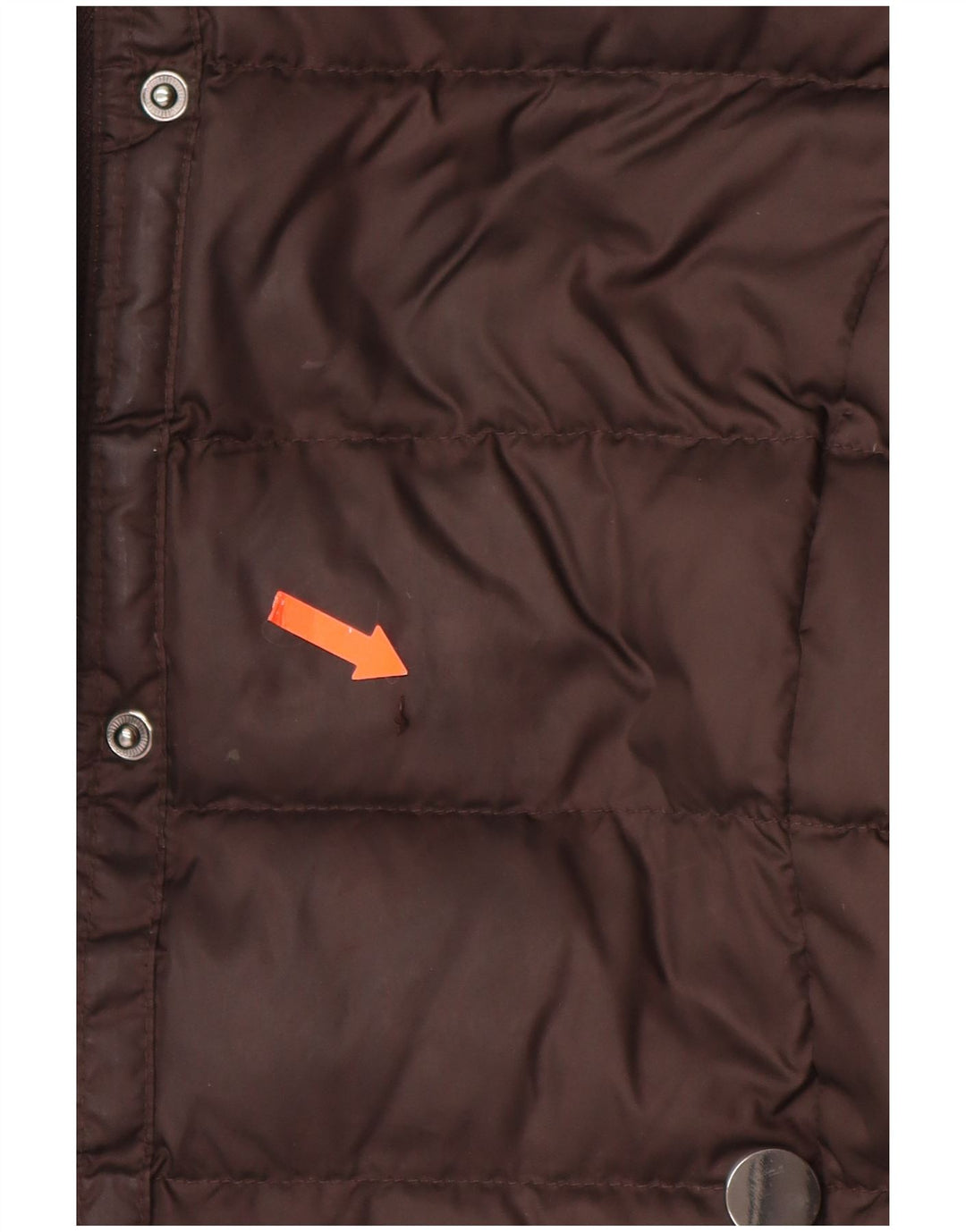 MASSIMO DUTTI Womens Padded Coat UK 14 Medium Brown Polyester