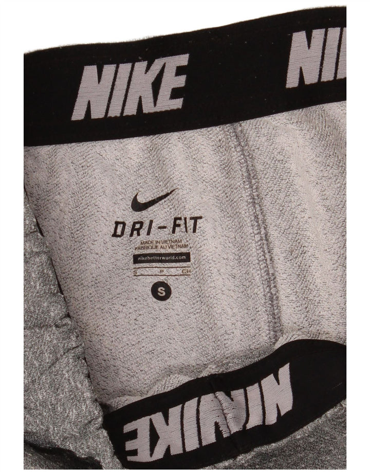 Nike Dri Fit Trenirke Hlače Joggers Mali sivi flekasti poliester