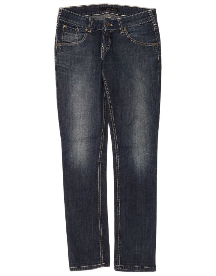 Ženske uske traperice Calvin Klein W29 L32 plavi pamuk