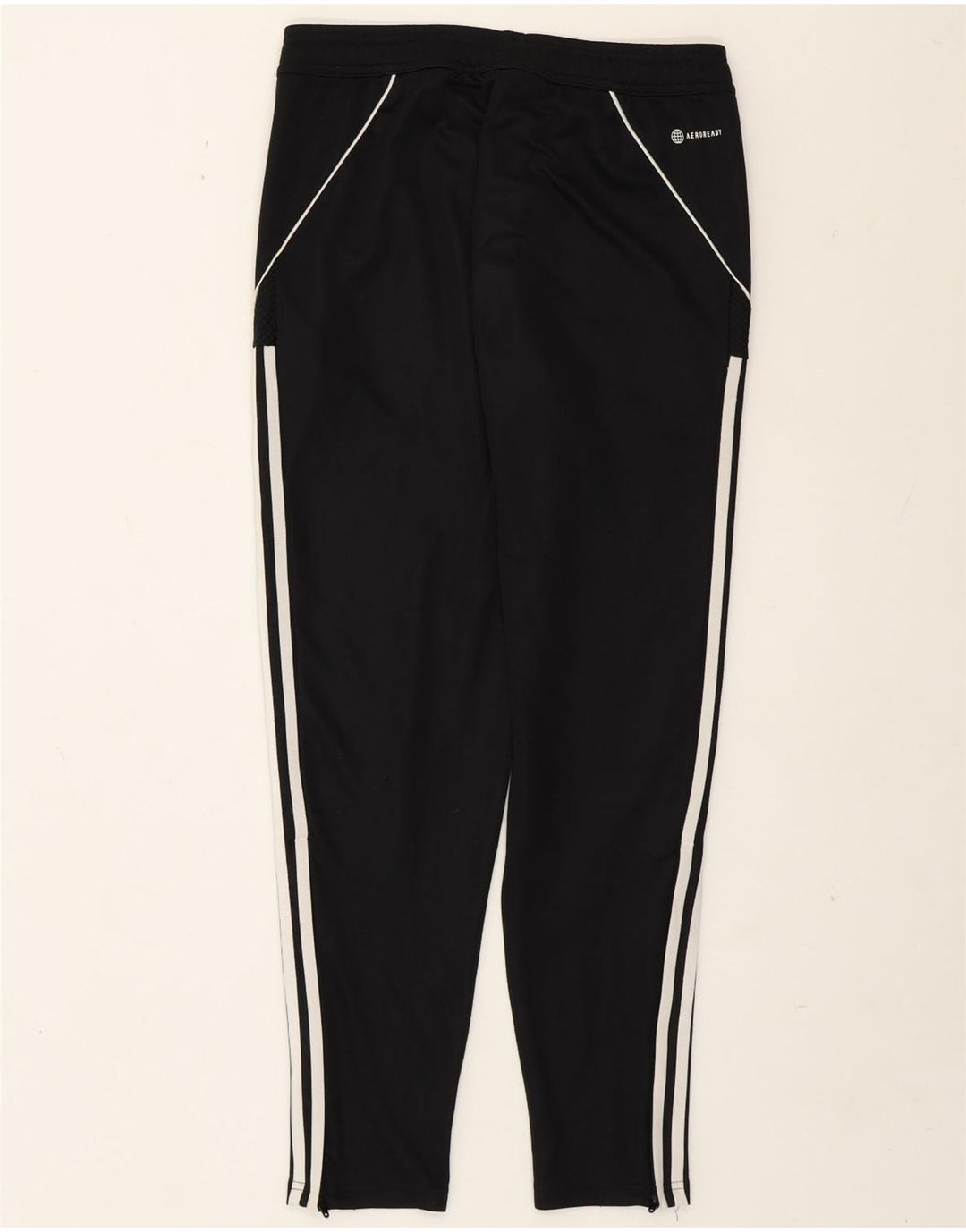 Adidas muške Aeroready Slim Fit hlače od srednje crnog poliestera