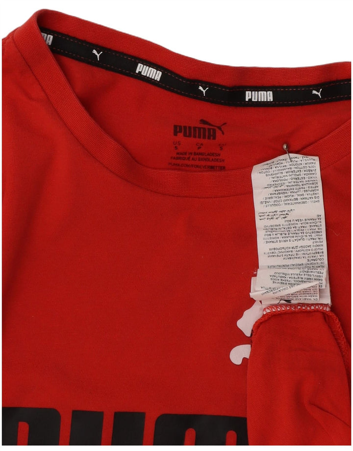 PUMA Muška majica kratkih rukava s grafičkim motivima, mali crveni pamuk