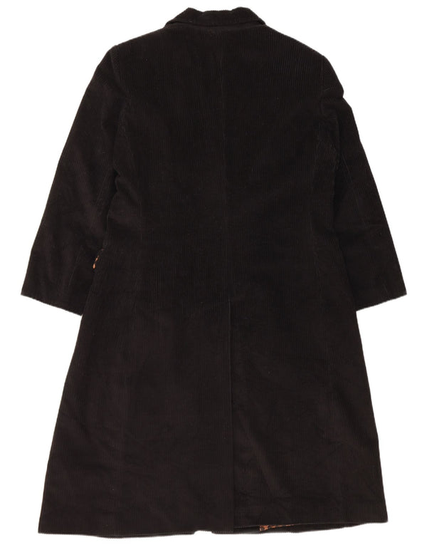 Dolce & Gabbana Womens Corduroy Coat IT 44 Medium Black Cotton Classic